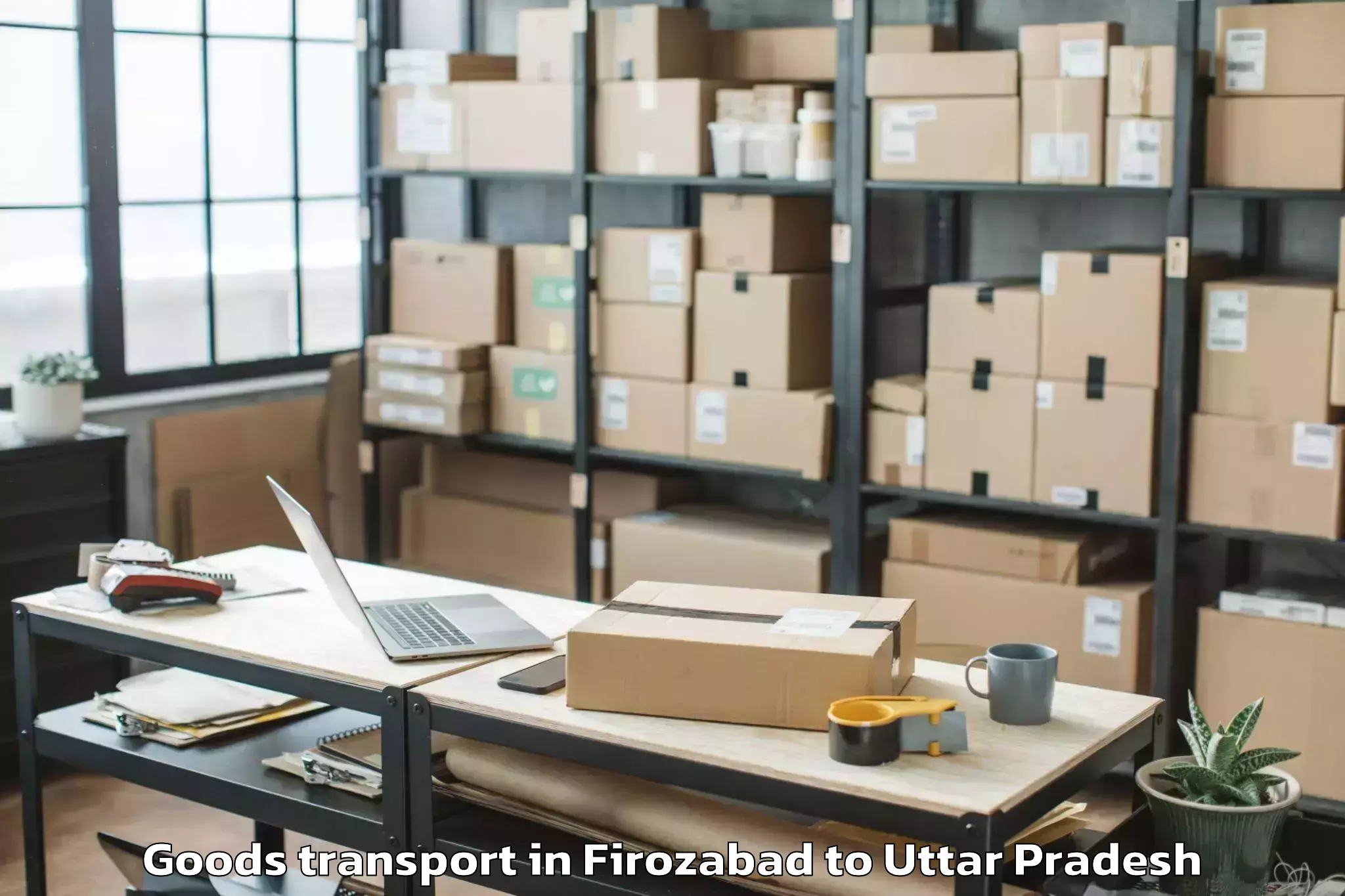 Book Firozabad to Mohan Goods Transport Online